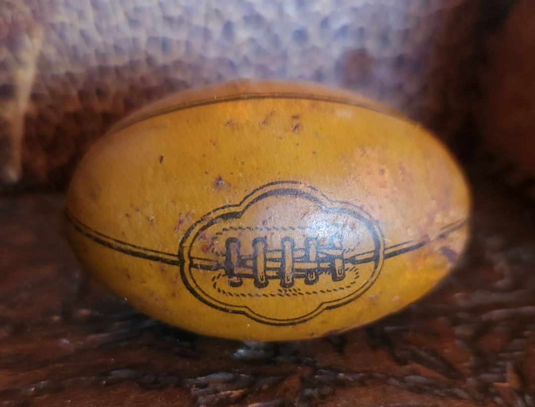 Vintage Metal Football