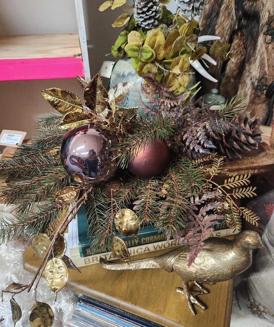 Beautiful Holiday faux Stem Arrangement
