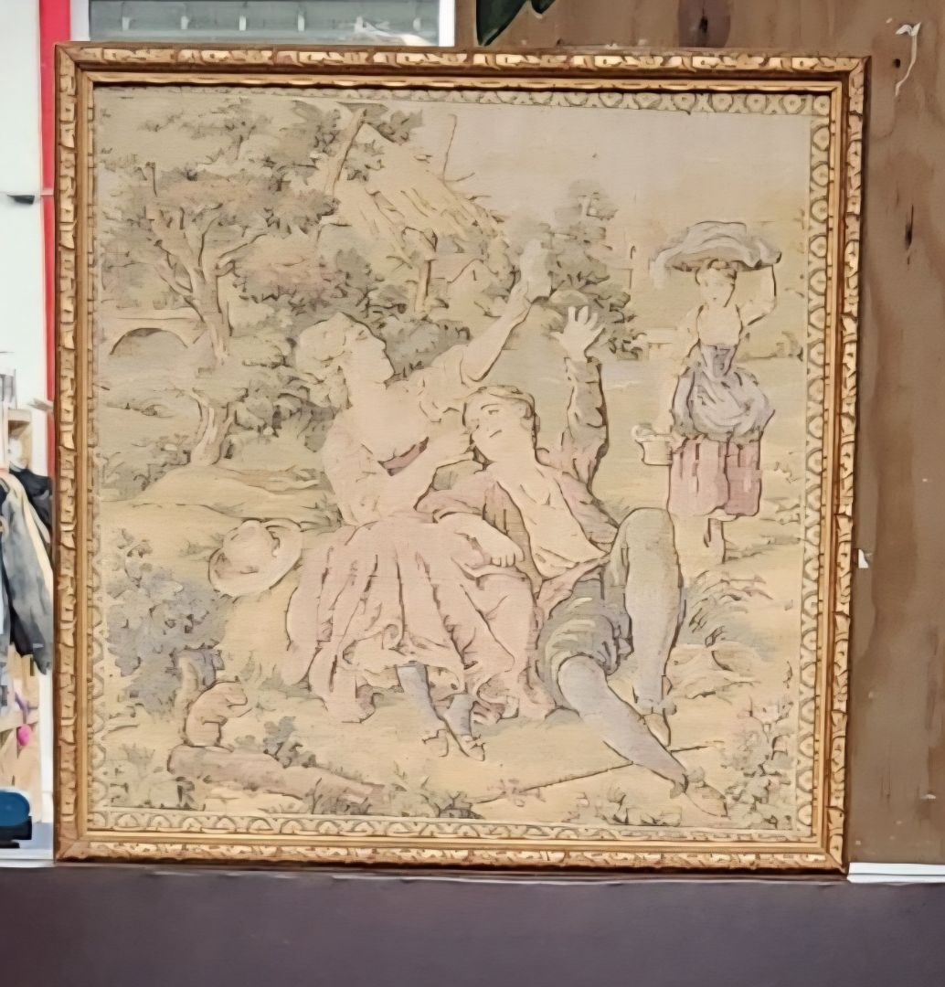 Vintage Framed Tapestry