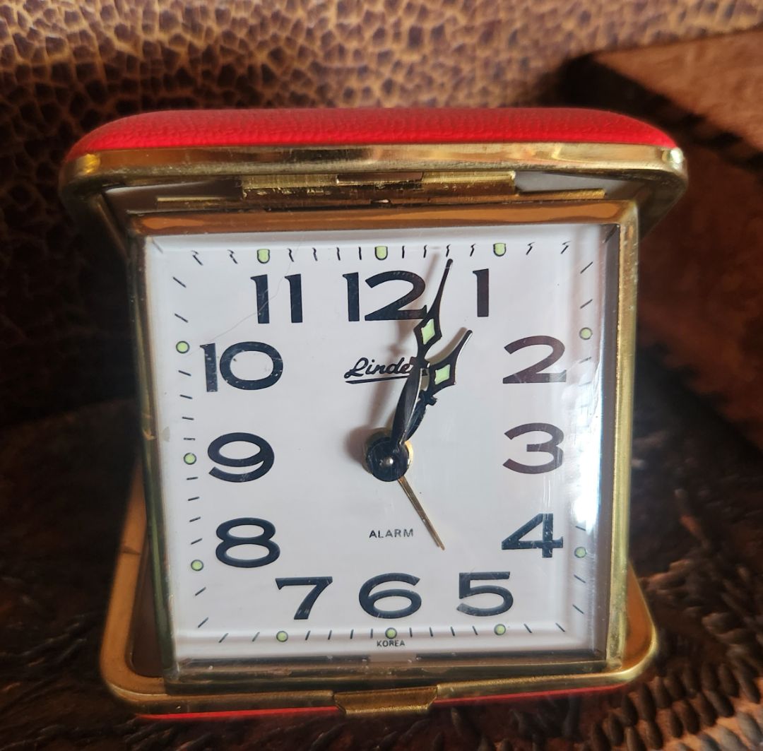 Vintage Linden Travel Alarm Clock
