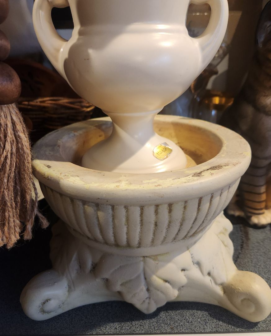 Shabby Chic Ceramic  Pedestal