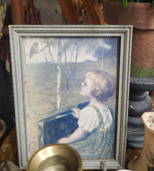 Framed Vintage Print - Spring Song