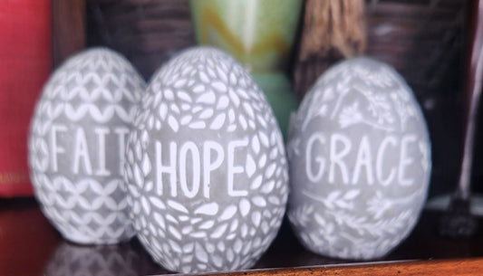 Shabby Chic Easter Eggs
