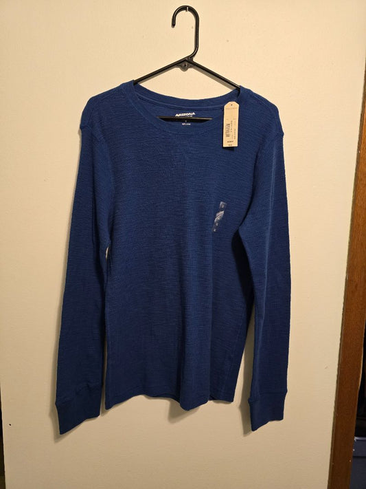 Blue Arizona Mens Long Sleeve Shirt, Medium