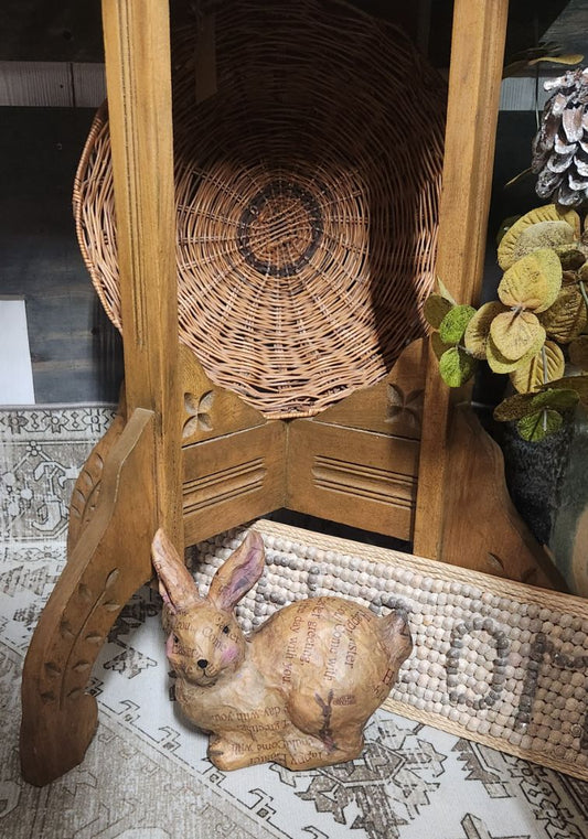 Decoupage Easter Rabbit