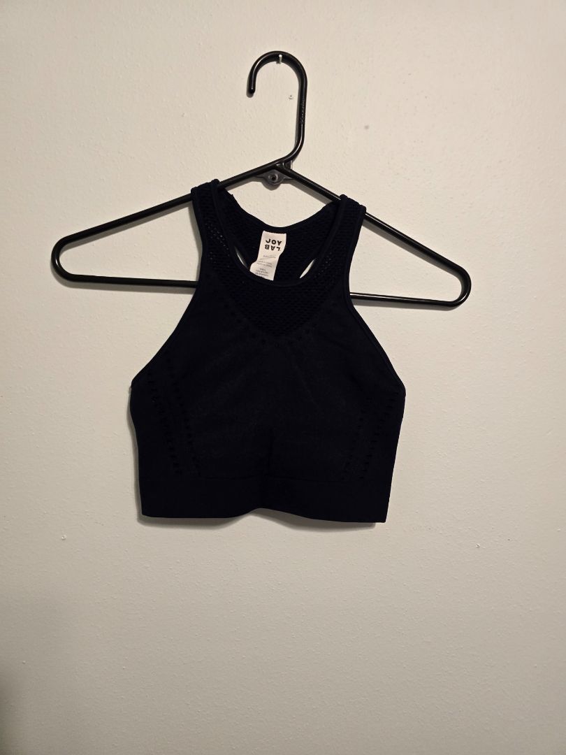 Navy JoyLab Active Bra, XSmall