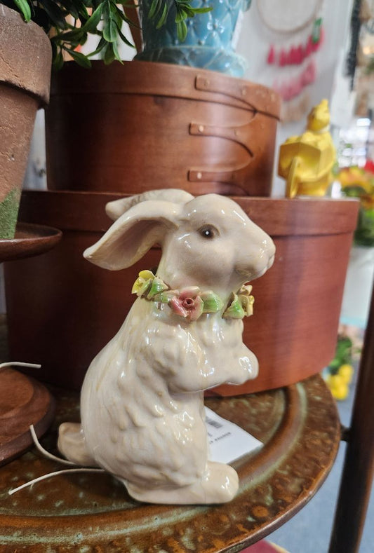Ceramic Bunny Figurine