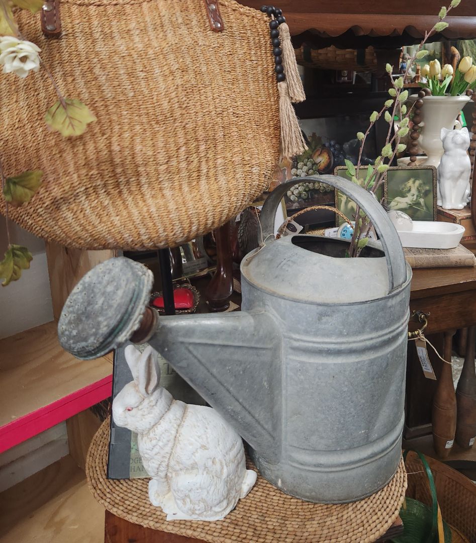 Vintage Galvanized Watering Can