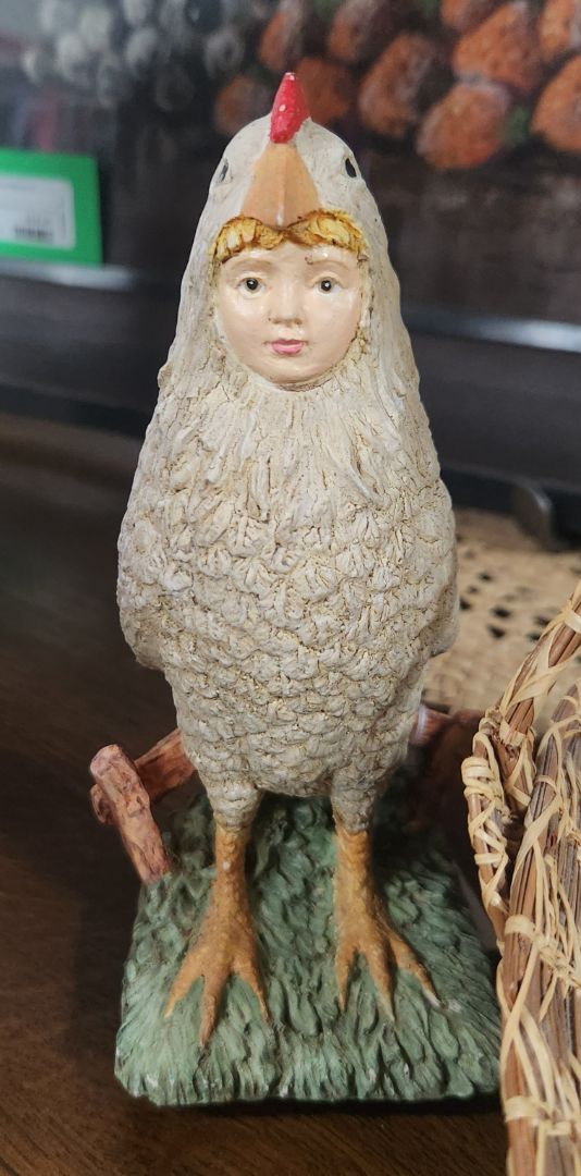 Vintage Bethany Lowe Child in Chicken Costume