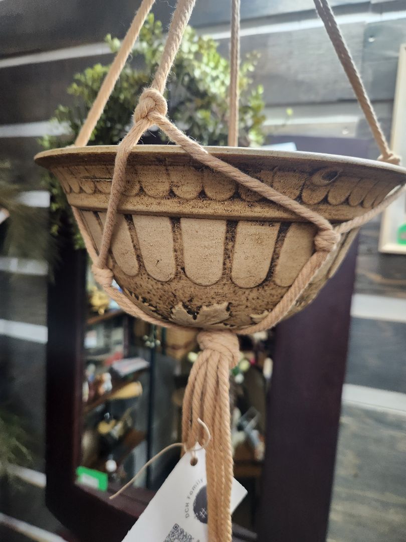 Vintage Pottery Hanging Planter
