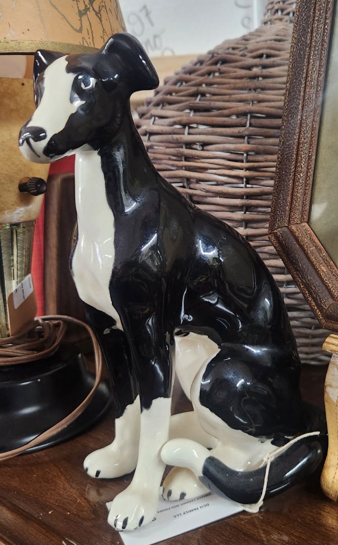 Vintage Ceramic Dog Figure
