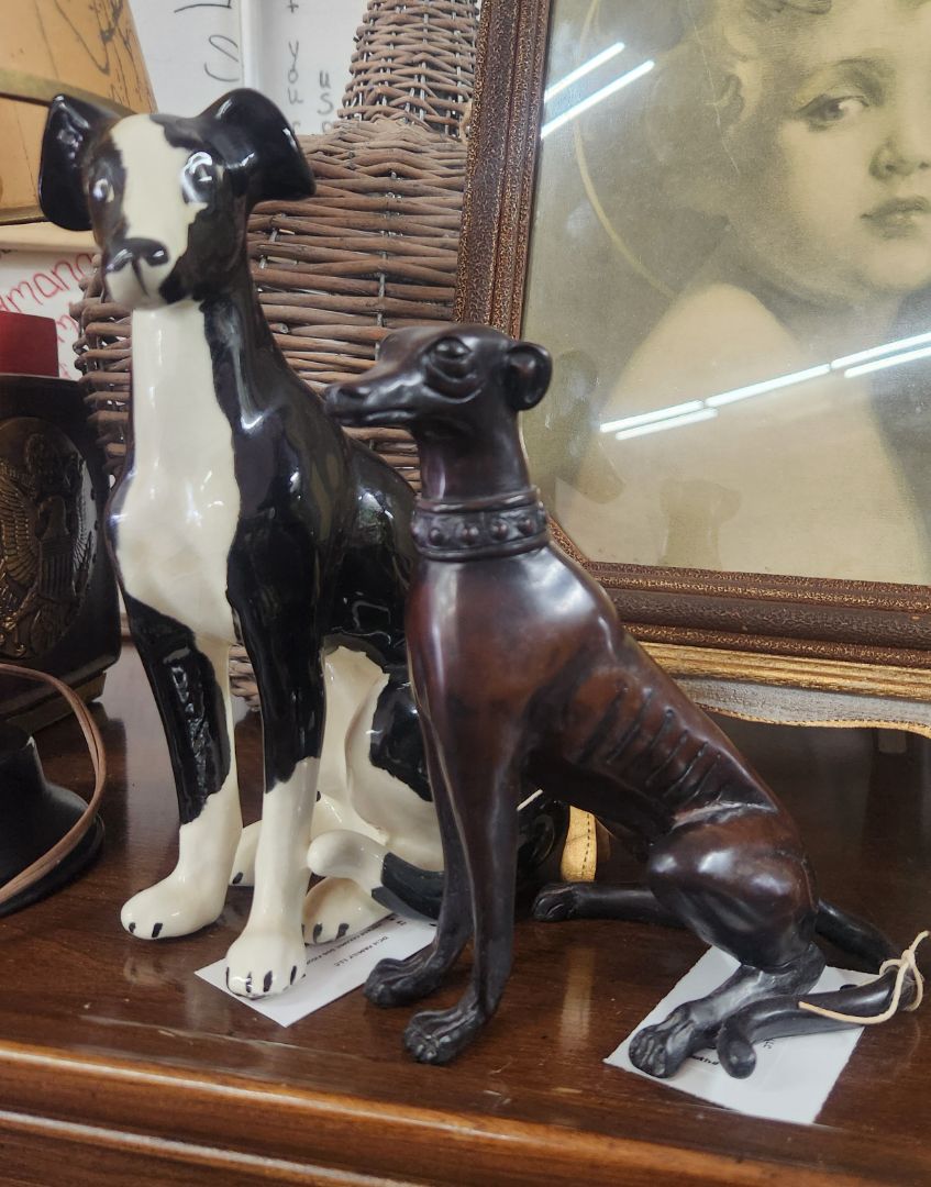 Vintage Ceramic Dog Figure