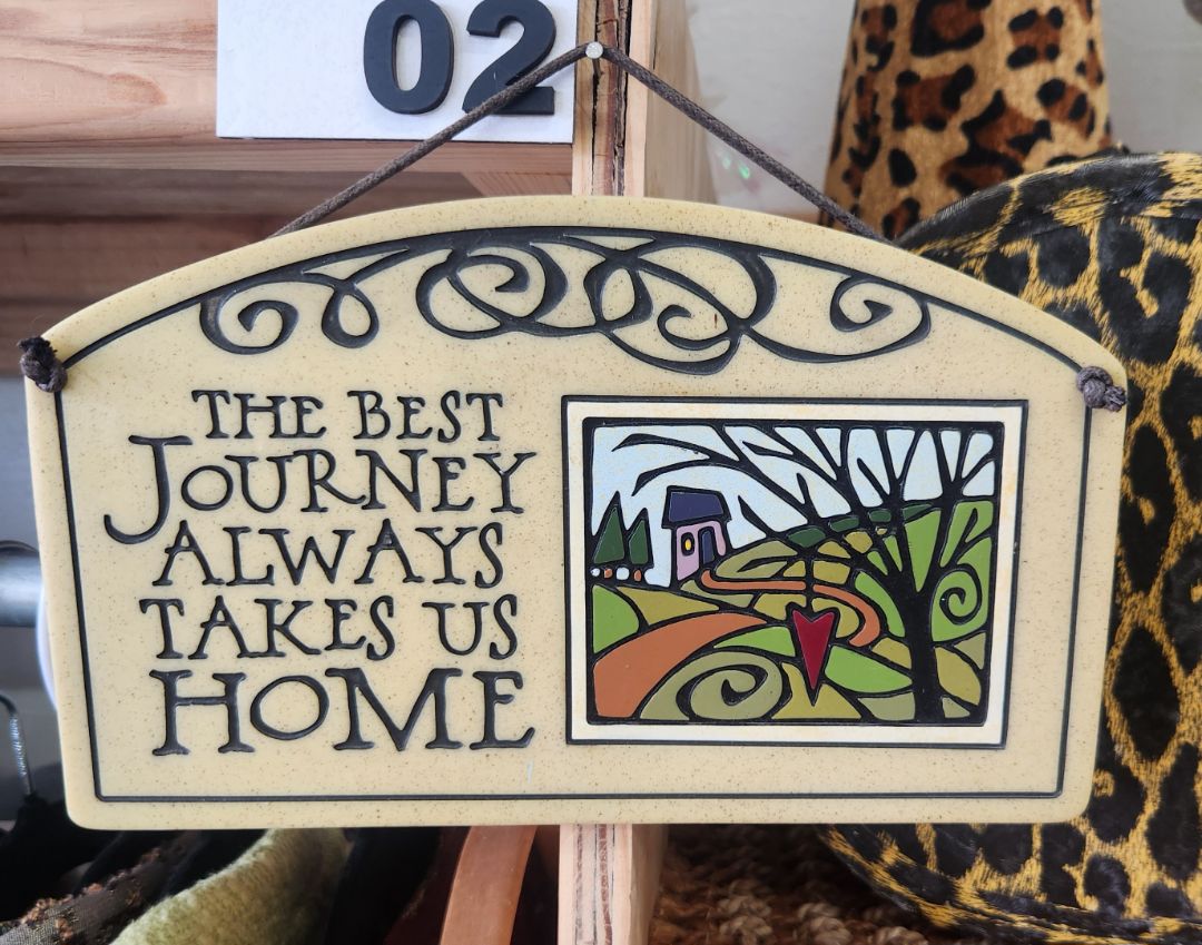 Wall Plaque - The Best Journey Always Takes Us Home