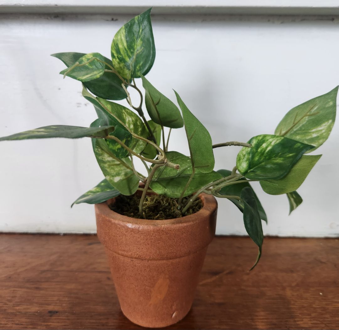 Faux Small Potted Plant