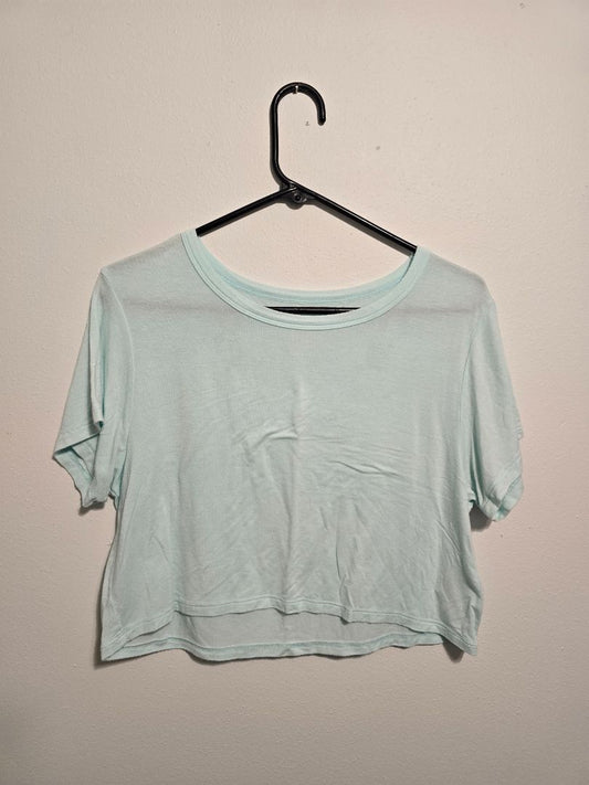 Blue American Eagle Crop Top, Small