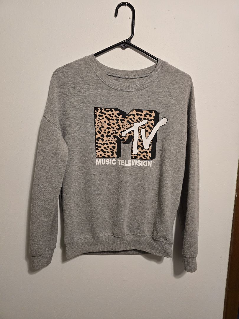 Gray MTV Sweatshirt, XSmall