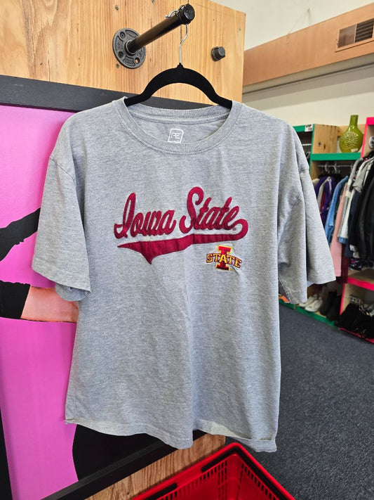 Gray  Iowa State tshirt, XLarge