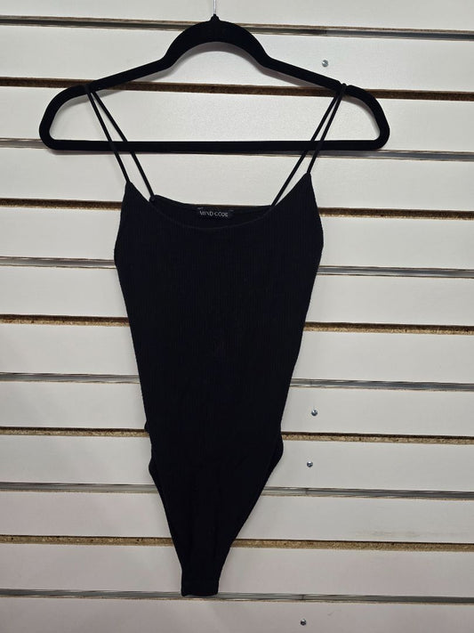 Black Mind Code Body Suit, Small