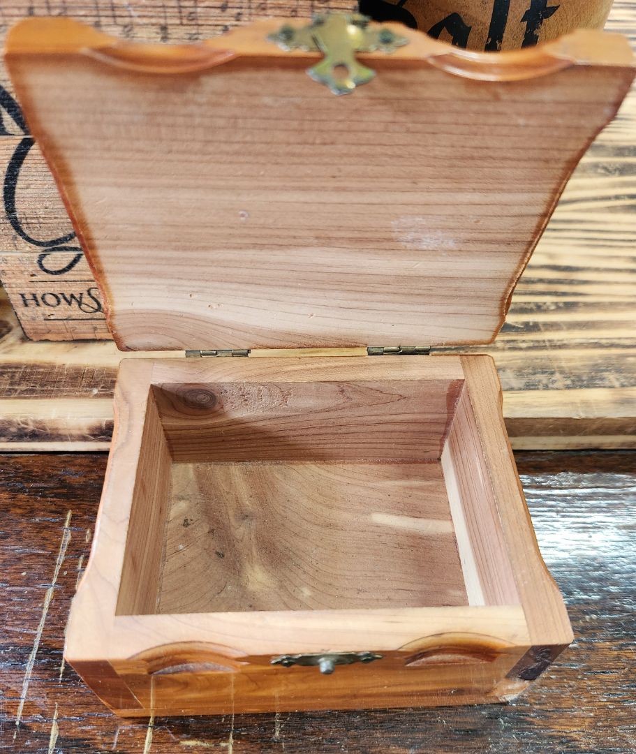 Vintage Souvenir Cedar Box - Grand Canyon