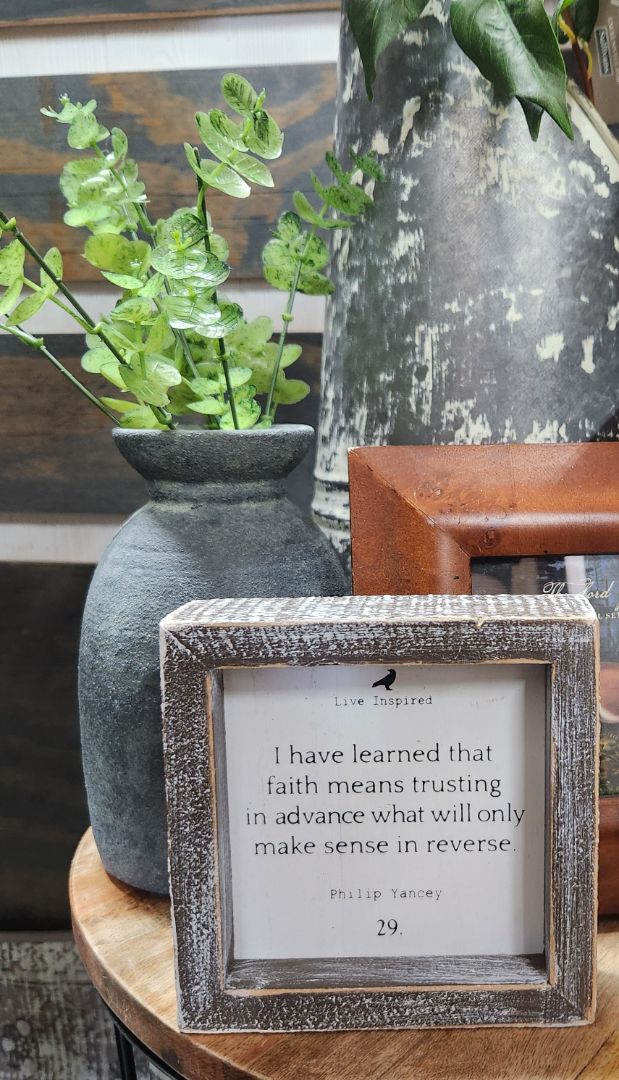Wood Decor - Live Inspired Quote