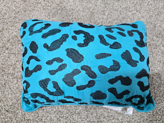 Teal & Black  Decor Pillow, 12" x 16"