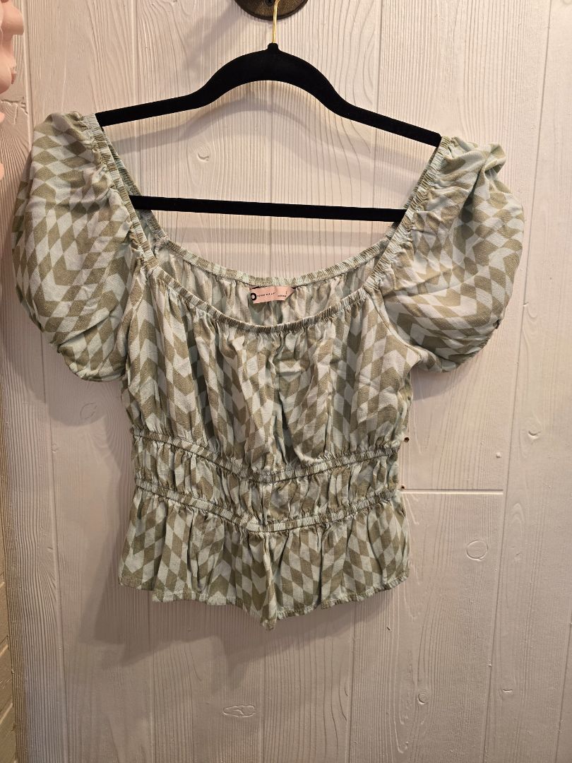 Green SO Cropped Top, Small