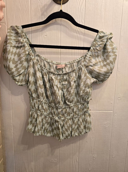 Green SO Cropped Top, Small