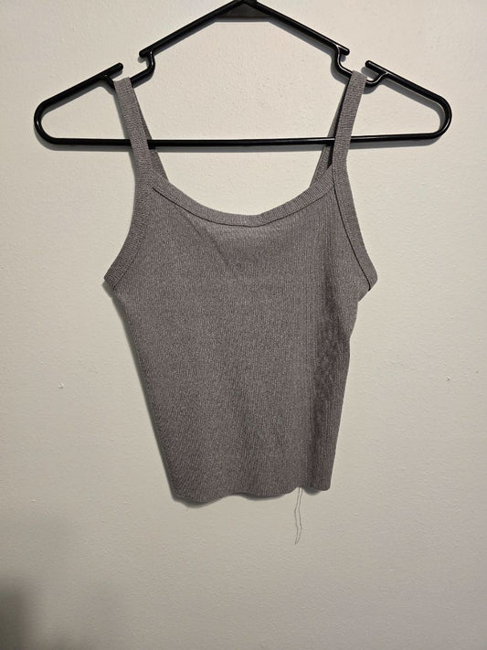 Gray No Boundaries Crop Tank, XSmall