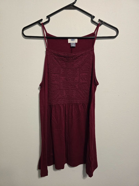 Maroon Old Navy Tank Top, Small