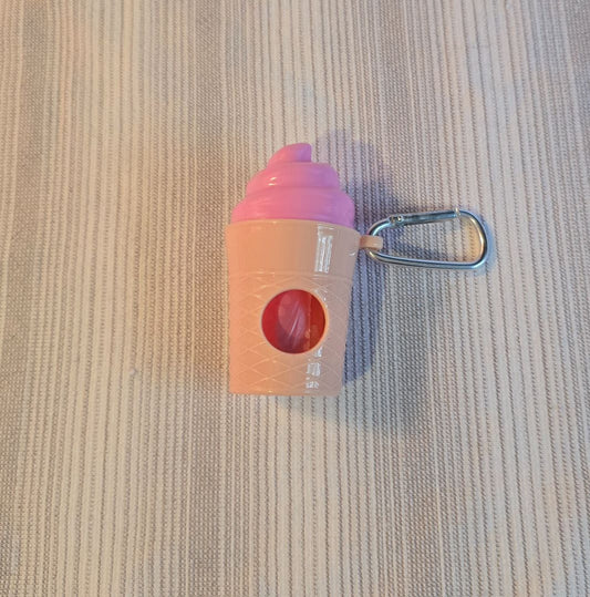 Pink Ice Cream Cone Waste Bag Holder
