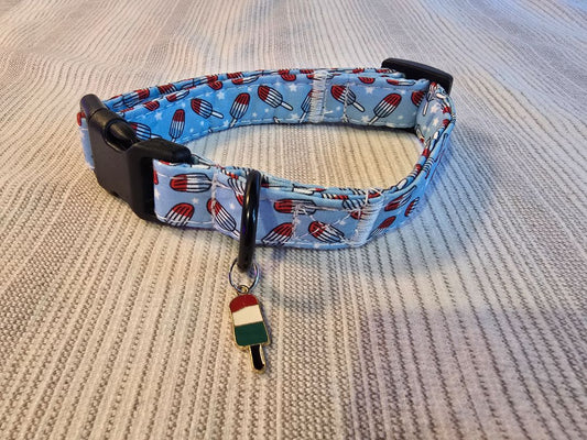 Blue Bombpop Collar, Small