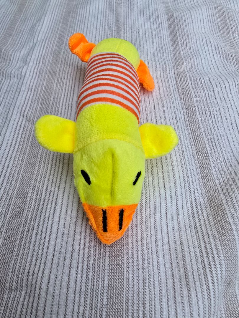 Yellow  Duck Dog Toy