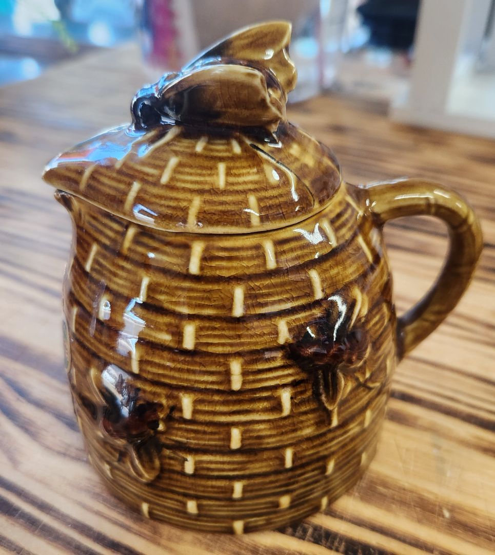 Tropic Bee Beehive Honey Pot Vintage
