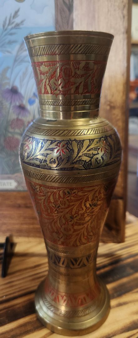 Brass Vase Vintage
