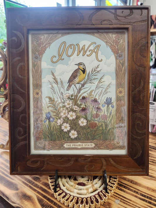 Framed Iowa Repo Print