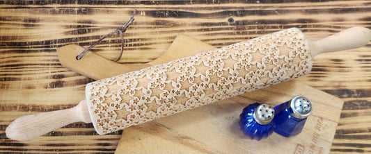 Stodola Engraved Rolling Pin Patriotic Rolling Pin