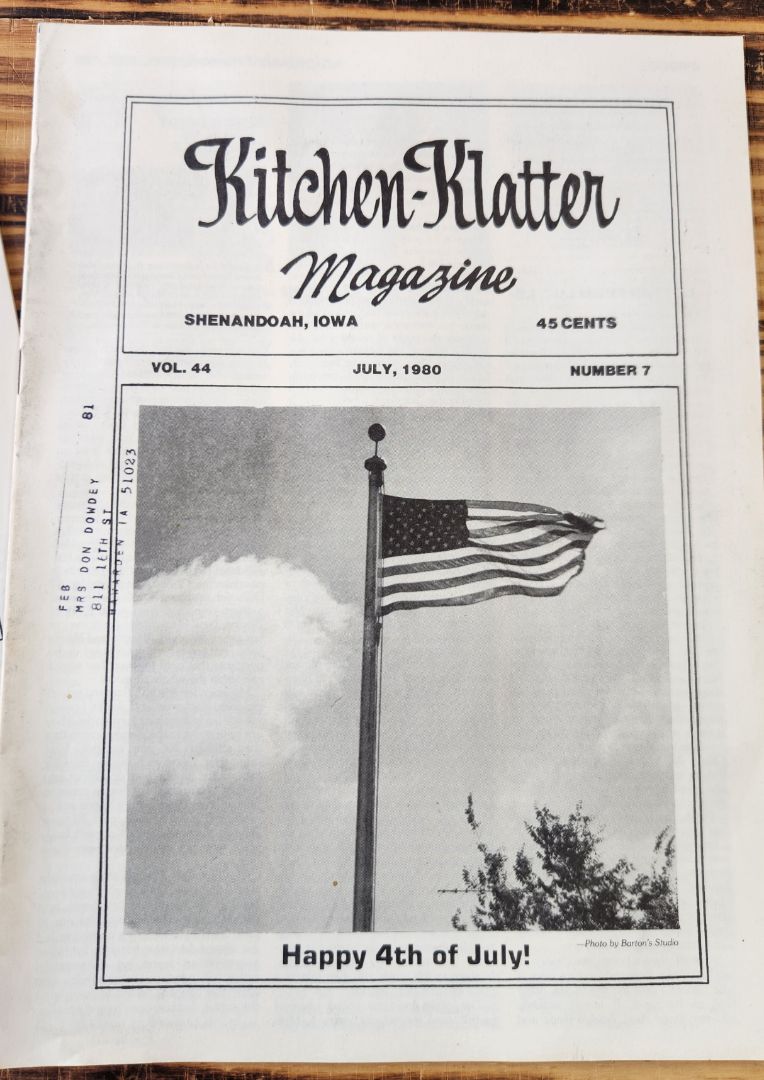 Kitchen Klatter Magazine Vintage