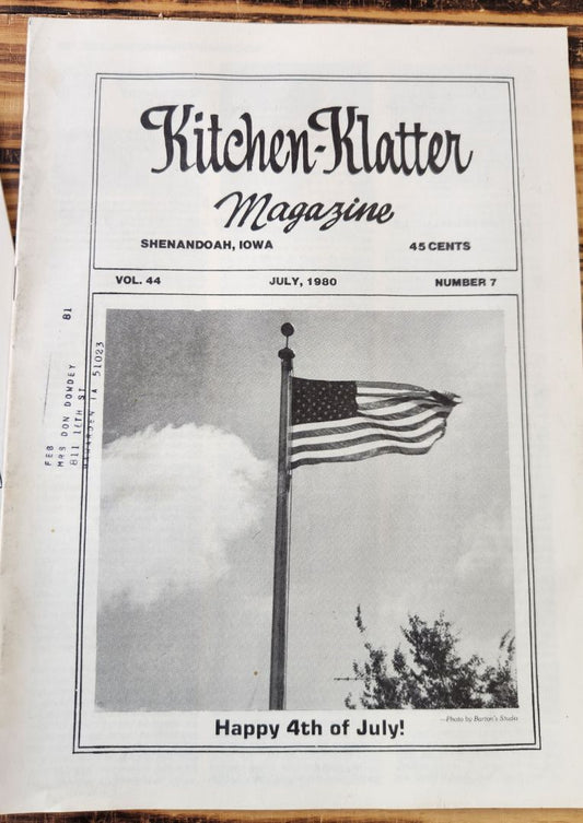 Kitchen Klatter Magazine Vintage