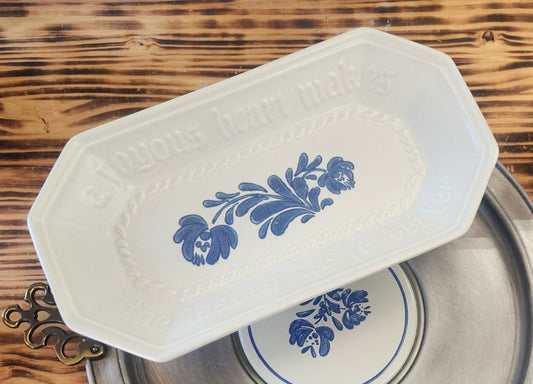 Pfaltzgraff Stoneware Tray Vintage