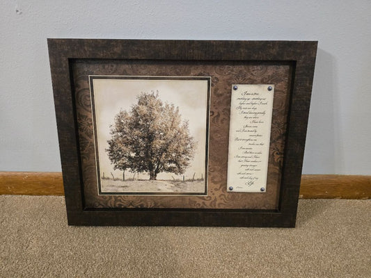 Brown  I Am a Free..  Wall Decor, 17.75" x 13.75"