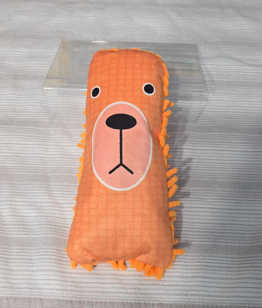 Orange  Lion Squeak Toy