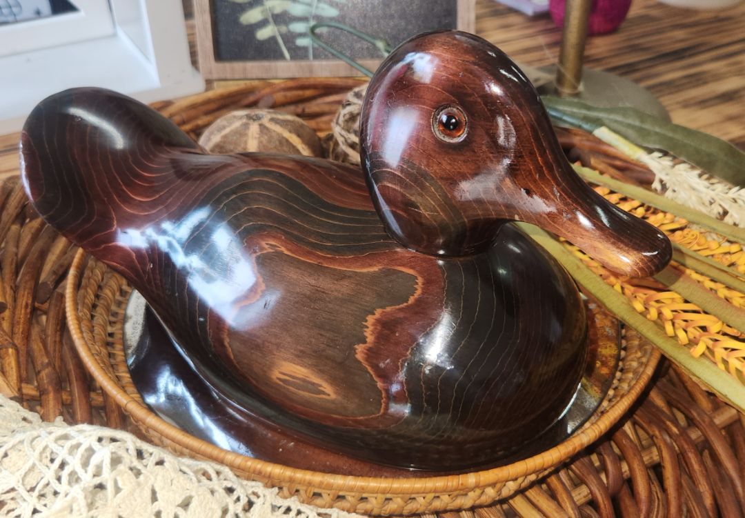Vintage Ducks Unlimited Carved Decoy
