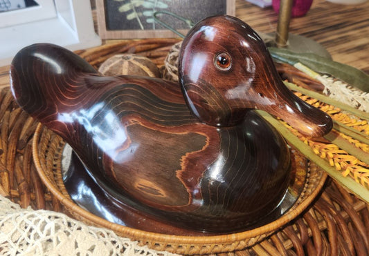 Vintage Ducks Unlimited Carved Decoy