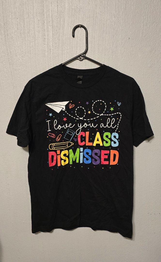 Gildan Class Dismissed TShirt, Medium,Black, Amira’s closet