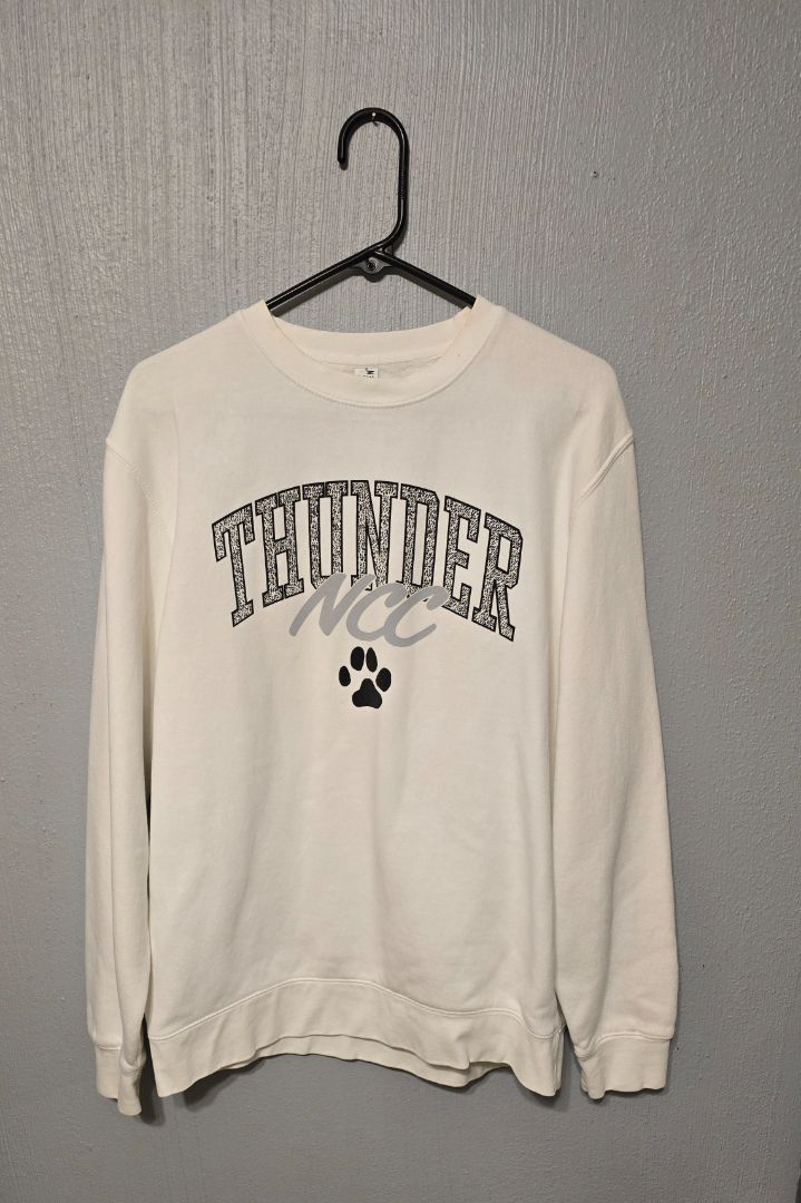 NCC Sweatshirt, Large,White, Amira’s closet