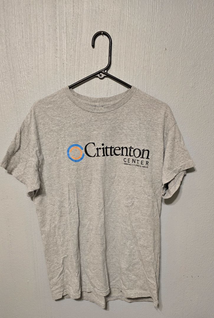 Crittenton Center TShirt, Large,Gray, Amira’s closet