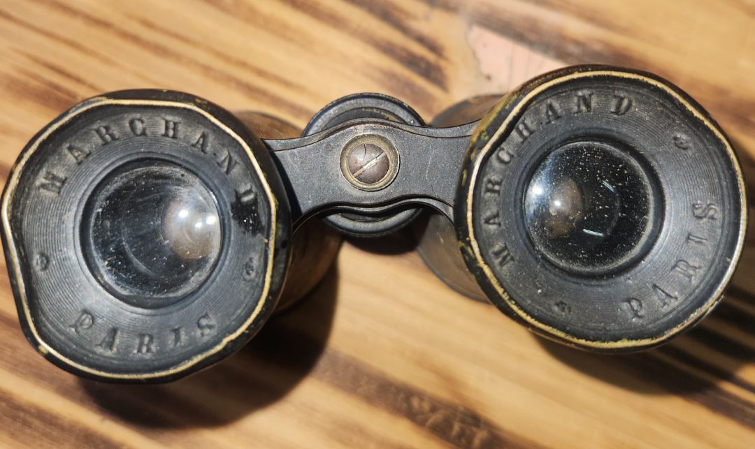 Antique Marchand Paris Binoculars