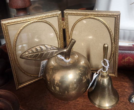 Vintage Bifold Metal Gold Tone Frame