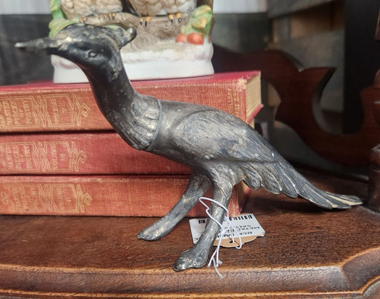 Vintage Metal Peacock Salt/Pepper Shaker
