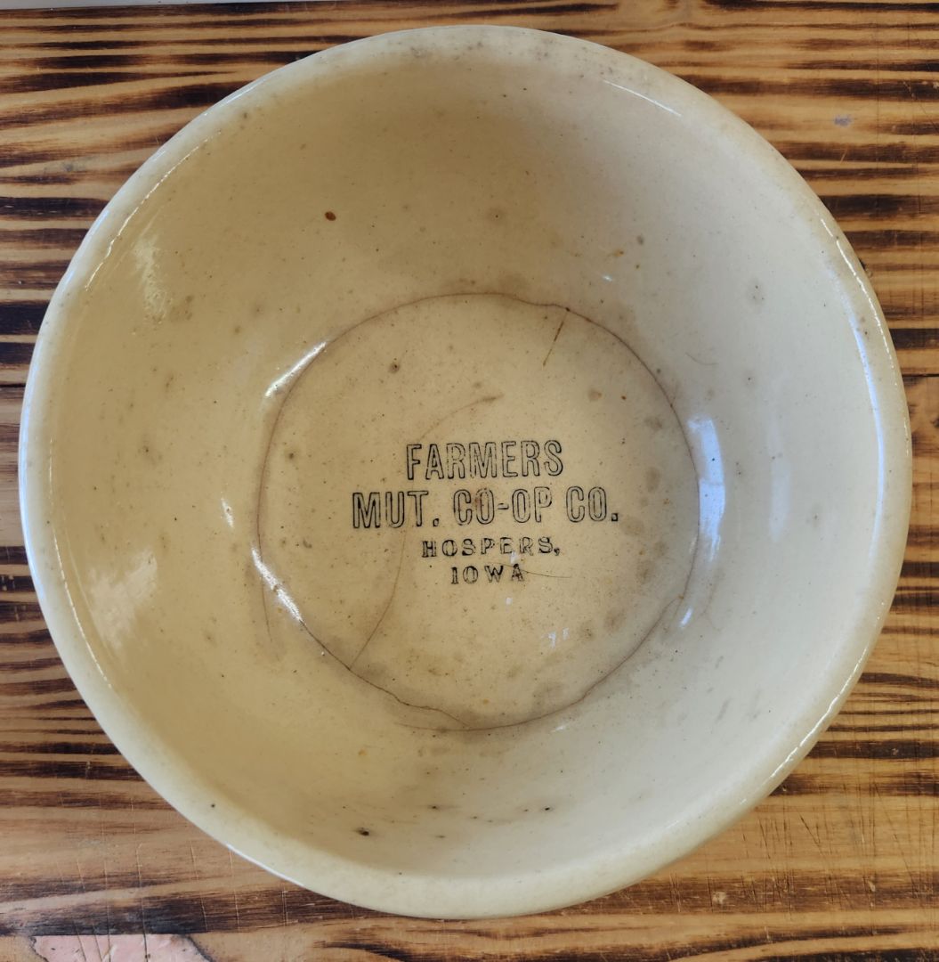 Vintage Watt Pottery - Farmers Mut. CO-OP Hospers, Iowa, DCH Family LLC